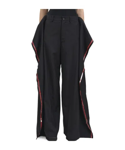 Junya Watanabe Belt Loop Trousers In Black