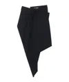 Junya Watanabe Belt Loop Wrap Skirt In Black