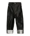 Junya Watanabe Belt Loops Casual Pants In Black