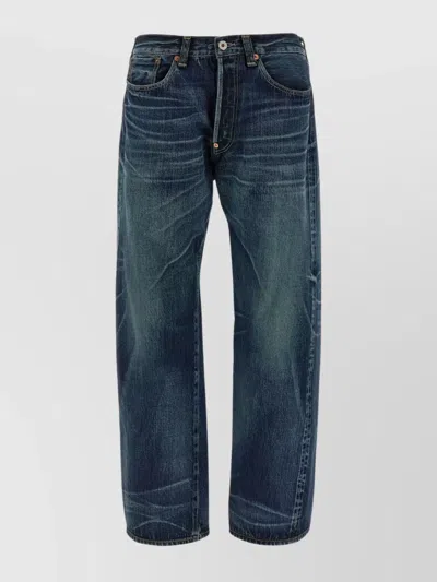 Junya Watanabe Belt Loops Contrast Stitching Faded Wash