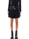 JUNYA WATANABE JUNYA WATANABE BELTED PLEATED MINI SKIRT