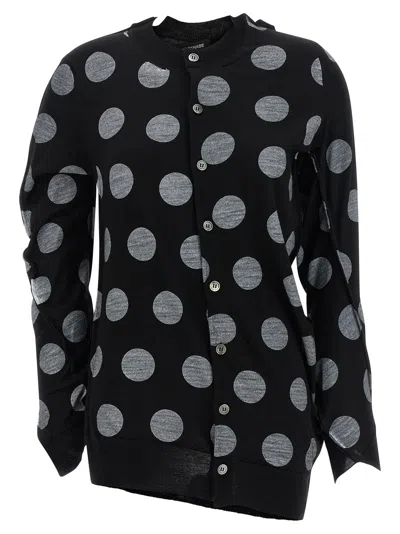 Junya Watanabe Bicolor Wool Women's Cardigan