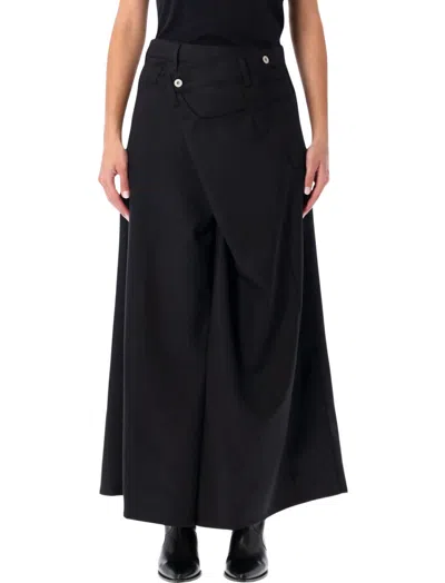 JUNYA WATANABE WOMEN BLACK ASYMMETRIC SKIRT, 28 LUXURY SKIRTS FOR WOMEN DARVEYS