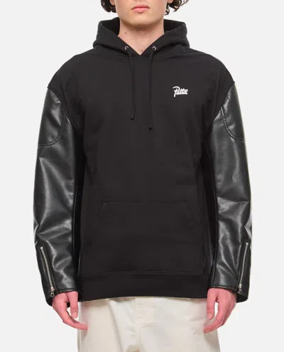 JUNYA WATANABE BLACK COTTON HOODIE