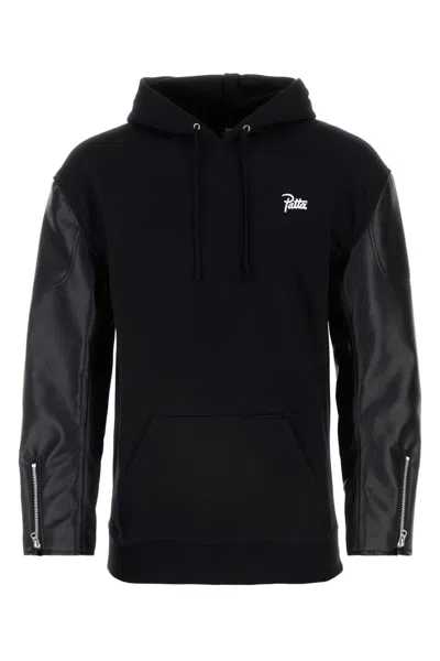JUNYA WATANABE BLACK COTTON JUNYA WATANABE X PATTA SWEATSHIRT