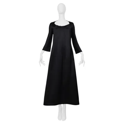 Pre-owned Junya Watanabe Black Dress With Square Neckline 1999-2000