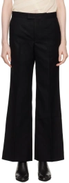 Junya Watanabe Black Flared Trousers In 1 Black