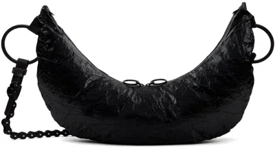 Junya Watanabe Black Inneraum Edition Big Half Moon Shoulder Bag In 1 Black
