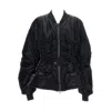 Junya Watanabe High-shine Bomber Jacket Front Pockets In Black