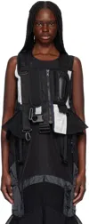 Junya Watanabe Black Komine Protector Paneled Vest In Black