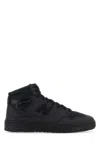 Junya Watanabe Black Leather And Mesh  X New Balance Bb650 Sneakers