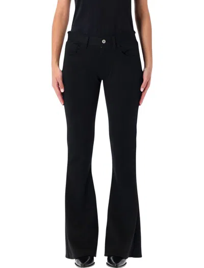 JUNYA WATANABE JUNYA WATANABE BLACK LOW WAIST FLARE PANTS