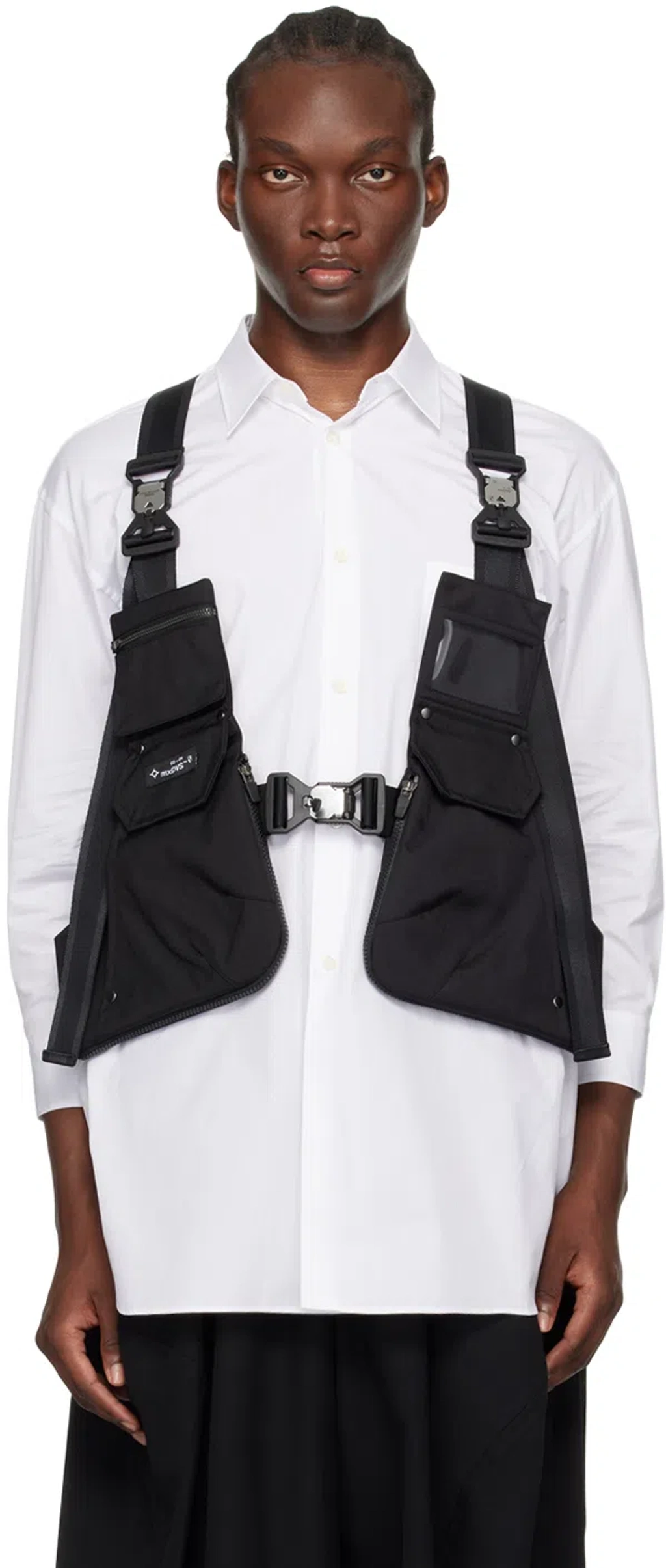 Junya Watanabe X Mxdvs Cargo Vest In Black | ModeSens