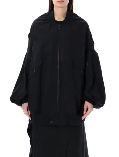 JUNYA WATANABE BLACK OVERSIZED BOMBER JACKET FOR WOMEN