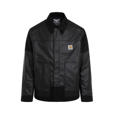 Junya Watanabe Black Panelled-design Jacket