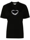 Junya Watanabe Graphic-heart Print Cotton T-shirt