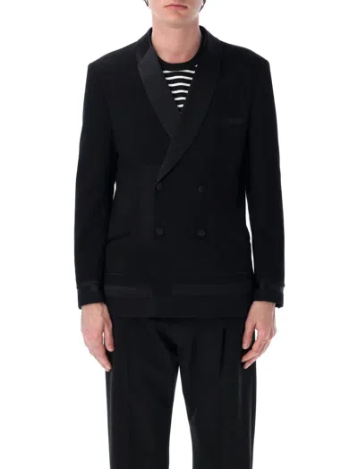 JUNYA WATANABE BLACK SMOKING BLAZER