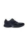 Junya Watanabe Black Solid Tf100 Sneakers In Black