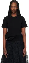 Junya Watanabe Sculptural Background T-shirt In Black