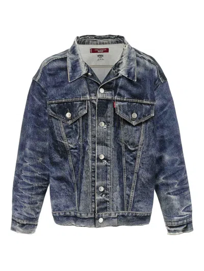 Junya Watanabe X Levis Denim Effect Jacket In Blue