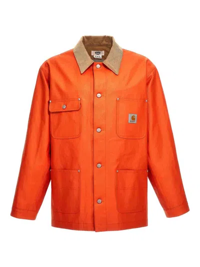 Junya Watanabe Jacket In Orange