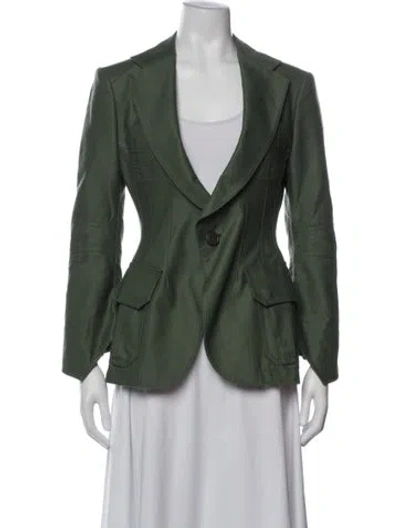Pre-owned Junya Watanabe Blazer In Green