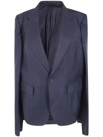 Junya Watanabe Blazer Wool Stripe "wool Stripe Fit B In Blue