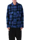 Junya Watanabe Checked Filson Shirt Jacket In Blue