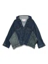 Junya Watanabe Patchwork Denim Jacket With Long Sleeves