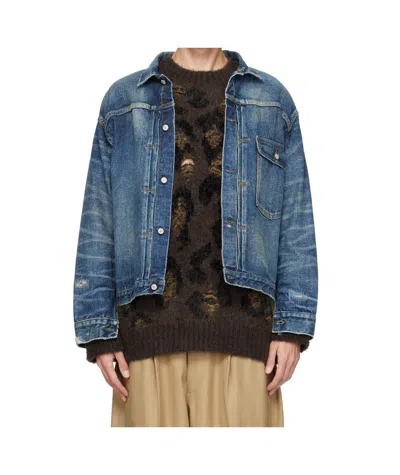 Junya Watanabe Blue New Manual Edition Denim Jacket In Indigo
