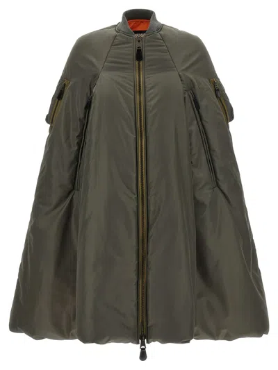 Junya Watanabe Bomber Cape In Green