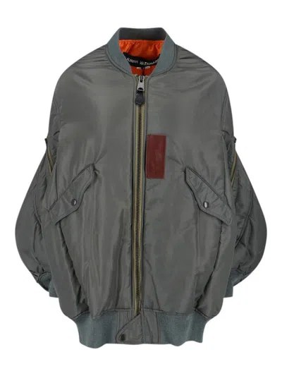 Junya Watanabe Bomber Imbottito In Gray