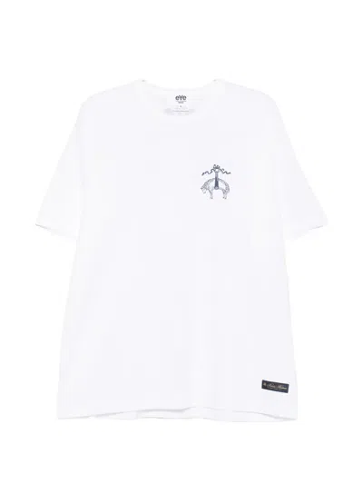 Junya Watanabe Brooks Brothers Logo-print T-shirt In White