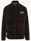 Junya Watanabe Cotton Urethane Flocky Denim Filson Jacket In Multi