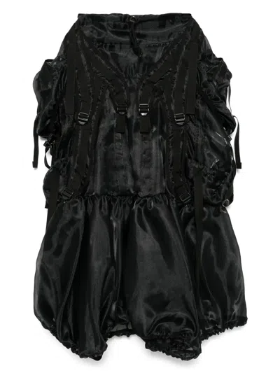 Junya Watanabe Buckle-detailed Skirt In Black