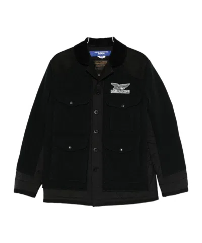 Junya Watanabe Button-down Long-sleeved Casual Jacket In Black