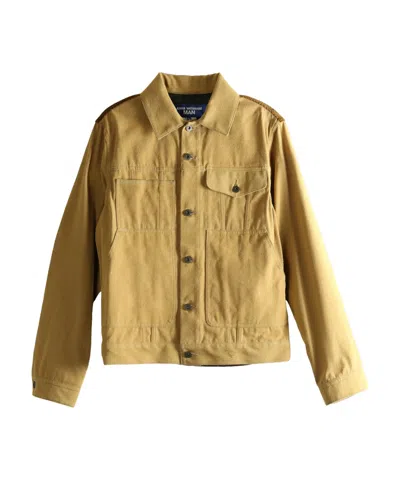 Junya Watanabe Button-down Long-sleeved Casual Jacket In Brown