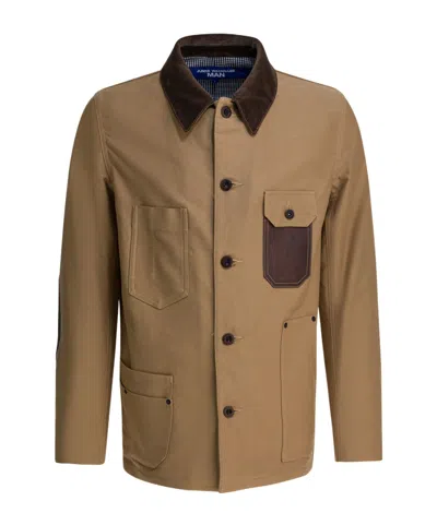 Junya Watanabe Button-down Long-sleeved Casual Jacket In Brown