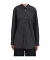 Junya Watanabe Button-down Long-sleeved Shirt In Black