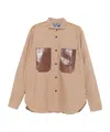 Junya Watanabe Button-down Long-sleeved Shirt In Brown
