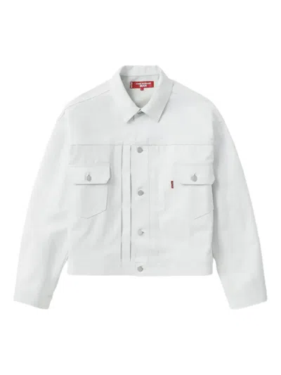 Junya Watanabe Button-fastening Jacket In White