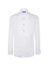 Junya Watanabe Button Pleated Shirt In White