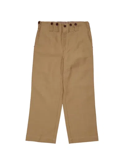 Junya Watanabe Buttoned Trousers In Brown