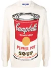 Junya Watanabe 'campbell's Soup Can' Pullover In Neutrals