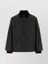 Junya Watanabe Black Canvas Jacket In Black