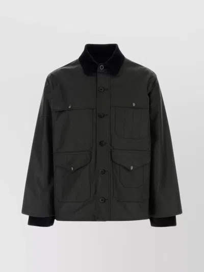 JUNYA WATANABE CANVAS JACKET WITH LONG SLEEVES AND POCKETS