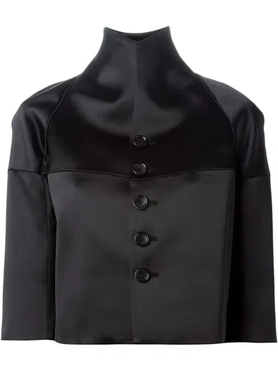 Junya Watanabe Caped Back Jacket In Black