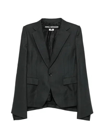 Junya Watanabe Cape-sleeve Blazer In White