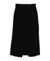 Junya Watanabe Cargo Midi Skirt In Black