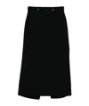 Junya Watanabe Cargo Midi Skirt In Black
